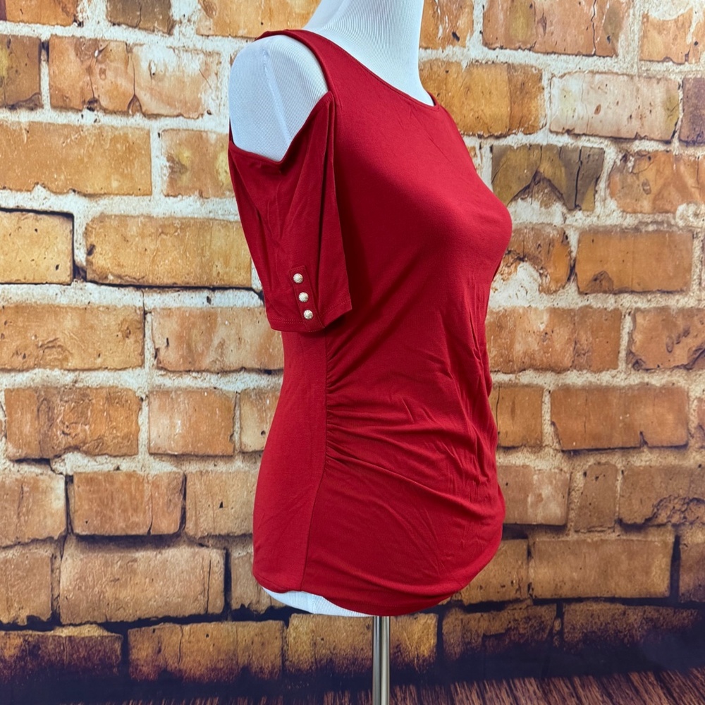 WHBM Cold Sholder Top